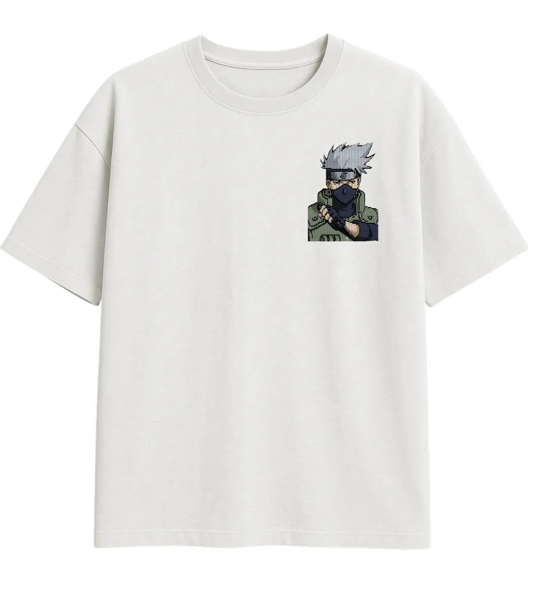Pixel Kakashi Oversize T-Shirt Lorinfo