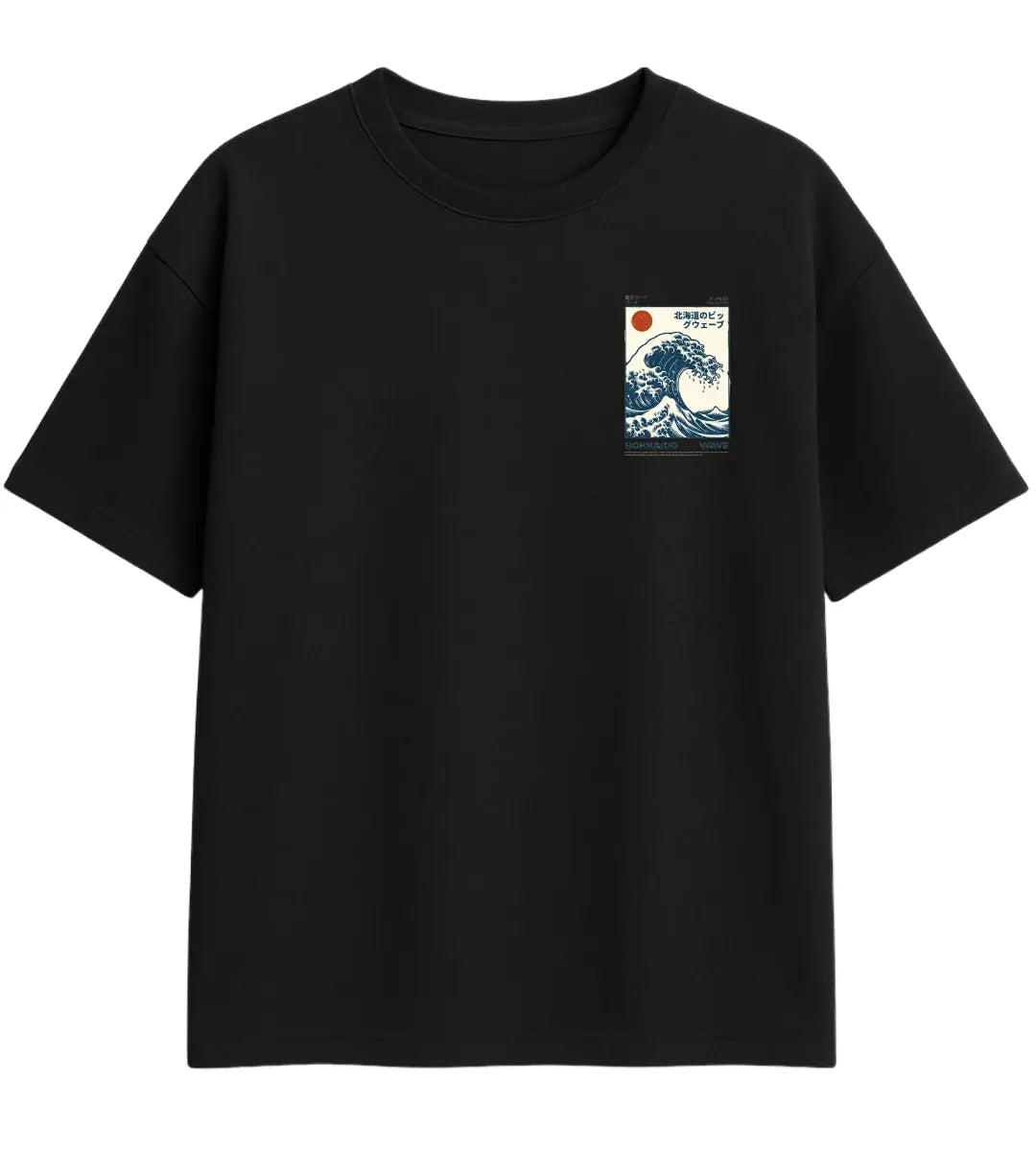 Hokkaido Wave Oversize T-Shirt Lorinfo