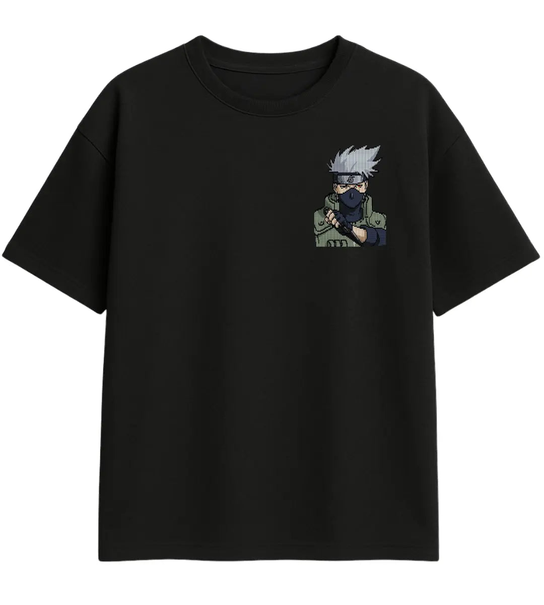Pixel Kakashi Oversize T-Shirt Lorinfo