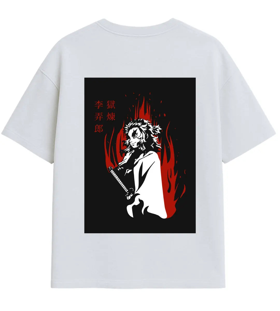 Hellfire Katana Oversize T-Shirt Lorinfo