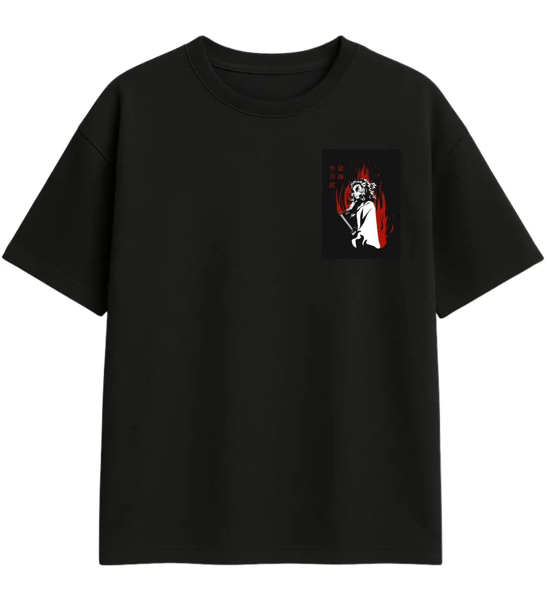 Hellfire Katana Oversize T-Shirt Lorinfo