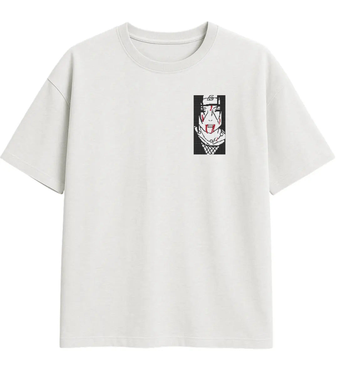 Pixel Itachi Uchiha Oversize T-Shirt Lorinfo