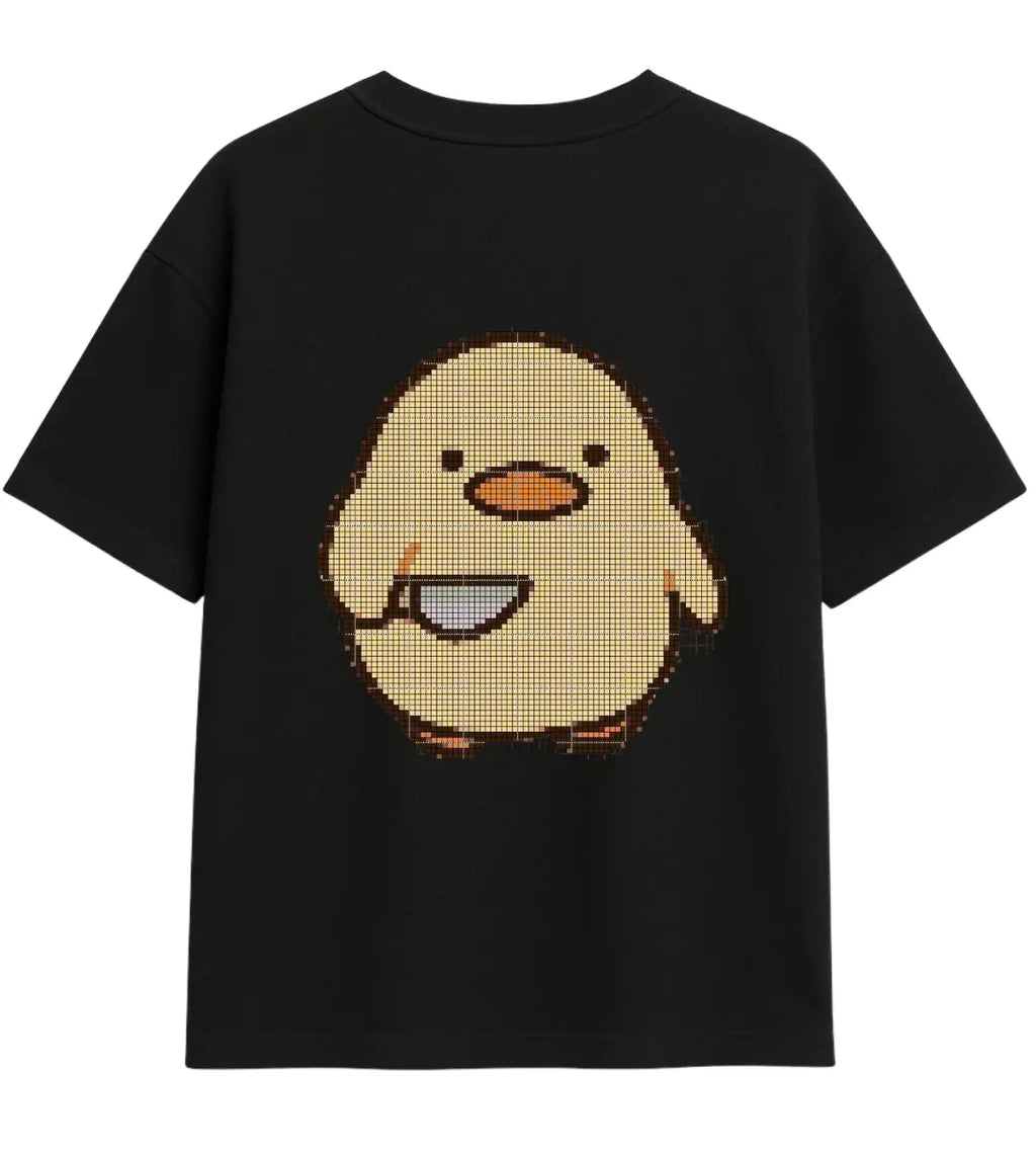 Pixel Chick Oversize T-Shirt Lorinfo