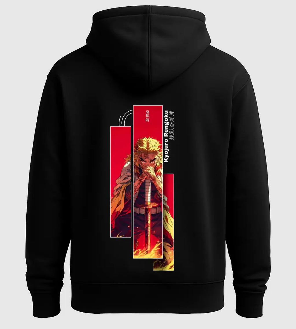 Rengoku Inferno Blade Hoodie Lorinfo