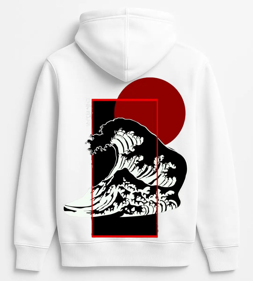 Crimson Wave Hoodie Lorinfo