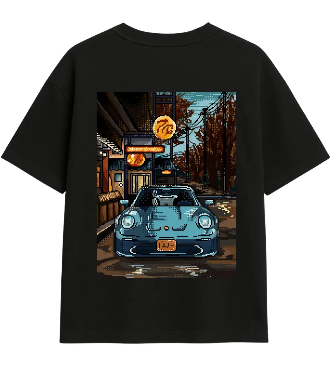 Neon Drive Oversize T-Shirt Lorinfo