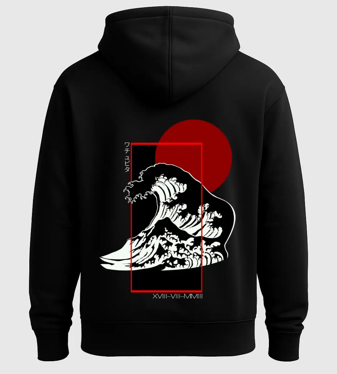 Crimson Wave Hoodie Lorinfo