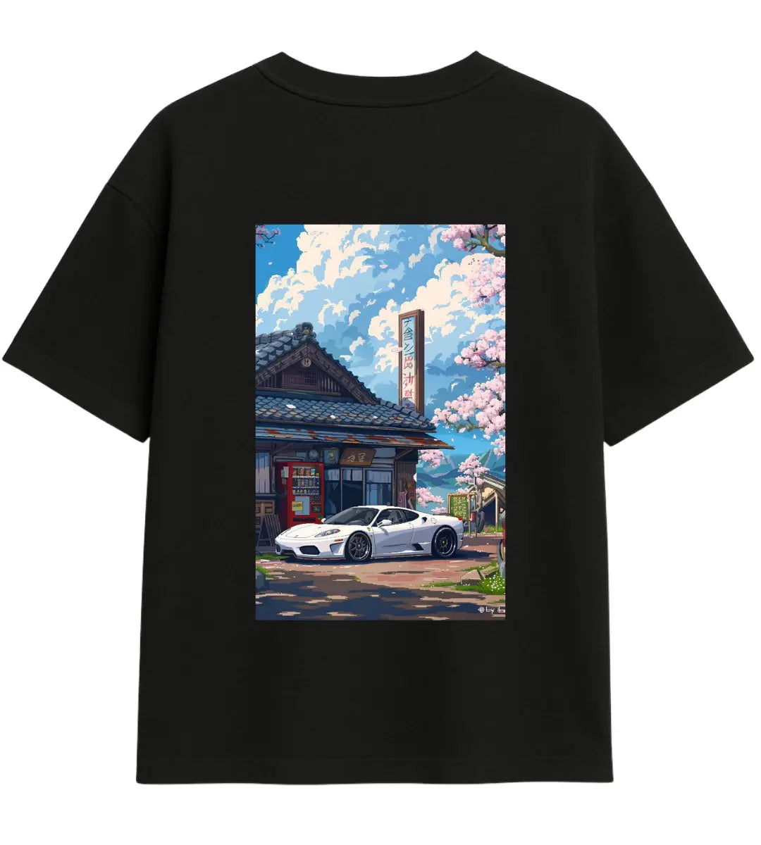 Sakura Speed Oversize T-Shirt Lorinfo