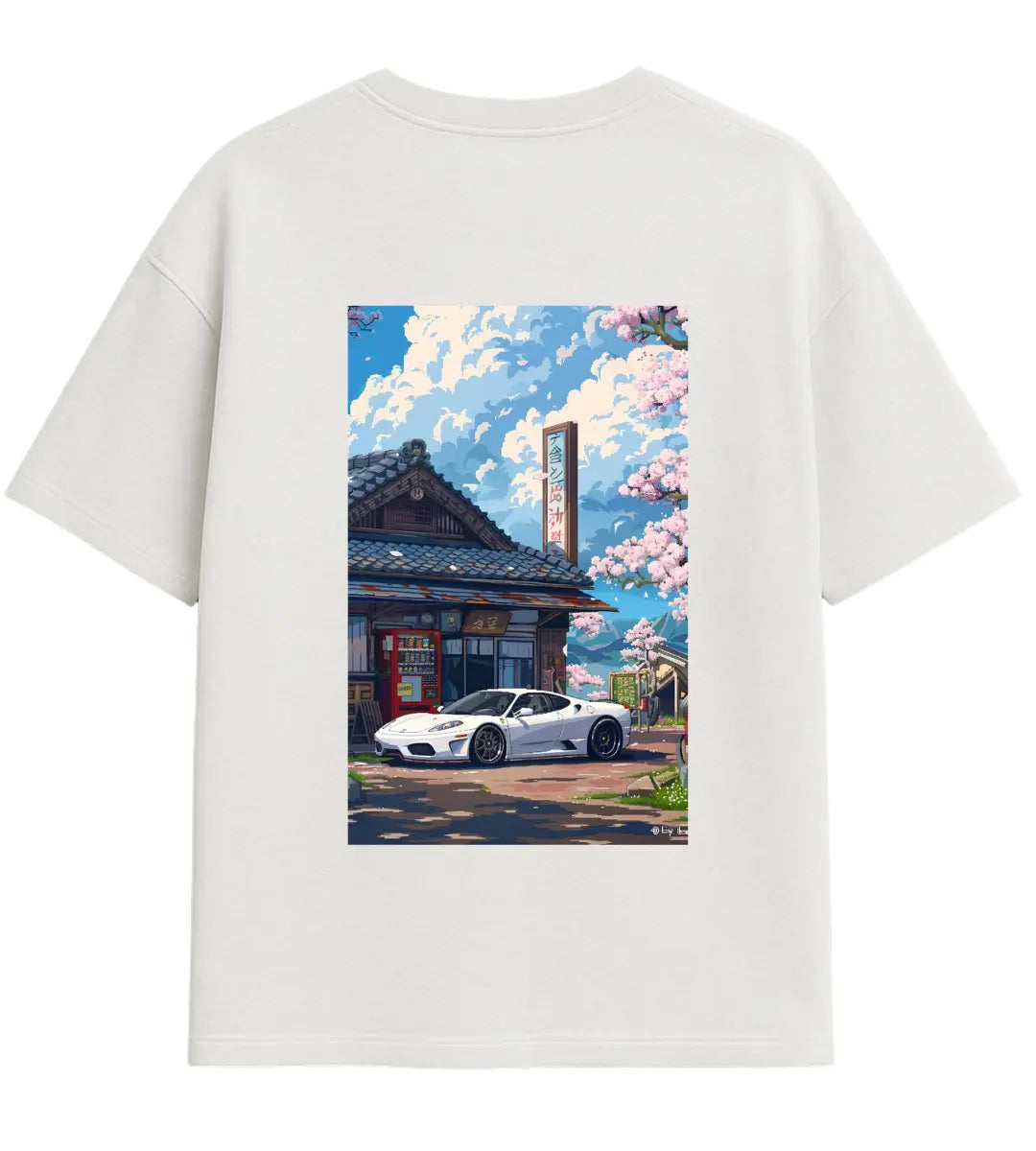 Sakura Speed Oversize T-Shirt Lorinfo