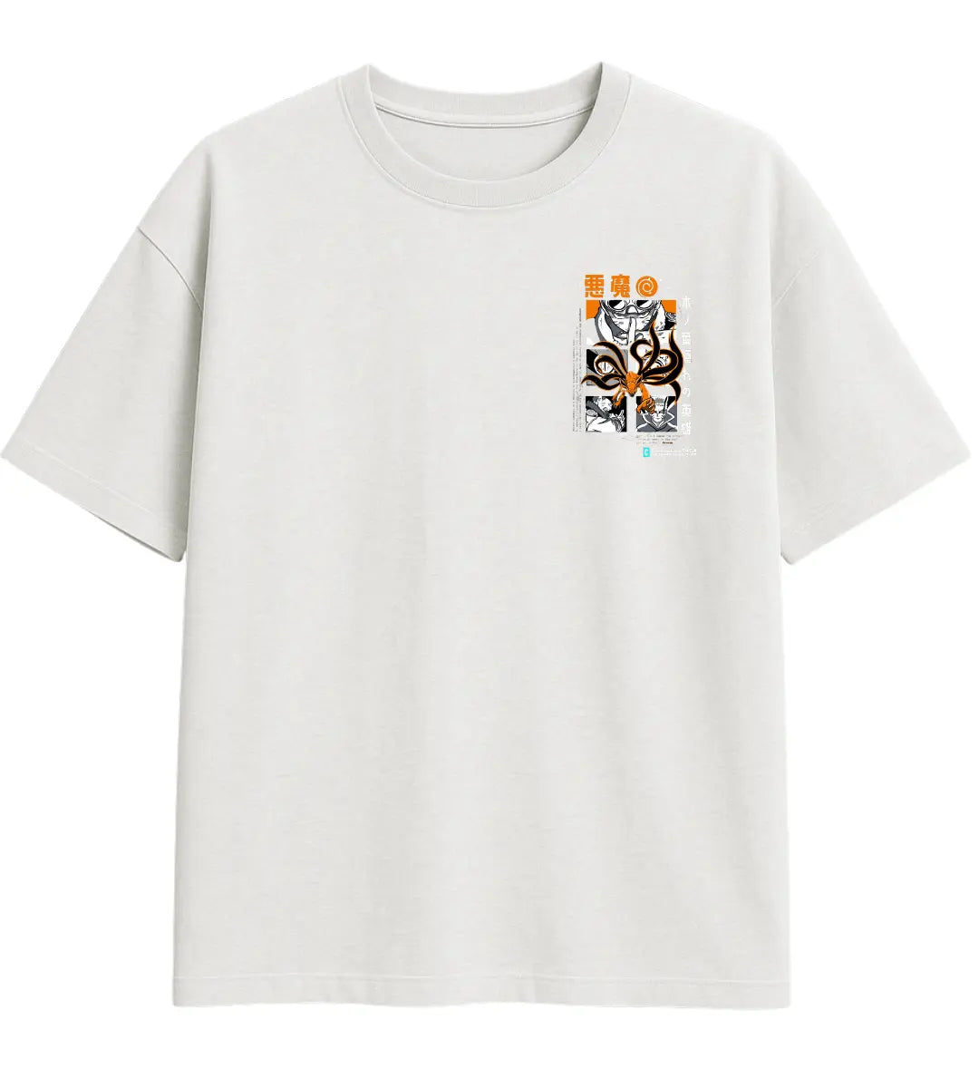 Demon Fox Oversize T-Shirt Lorinfo