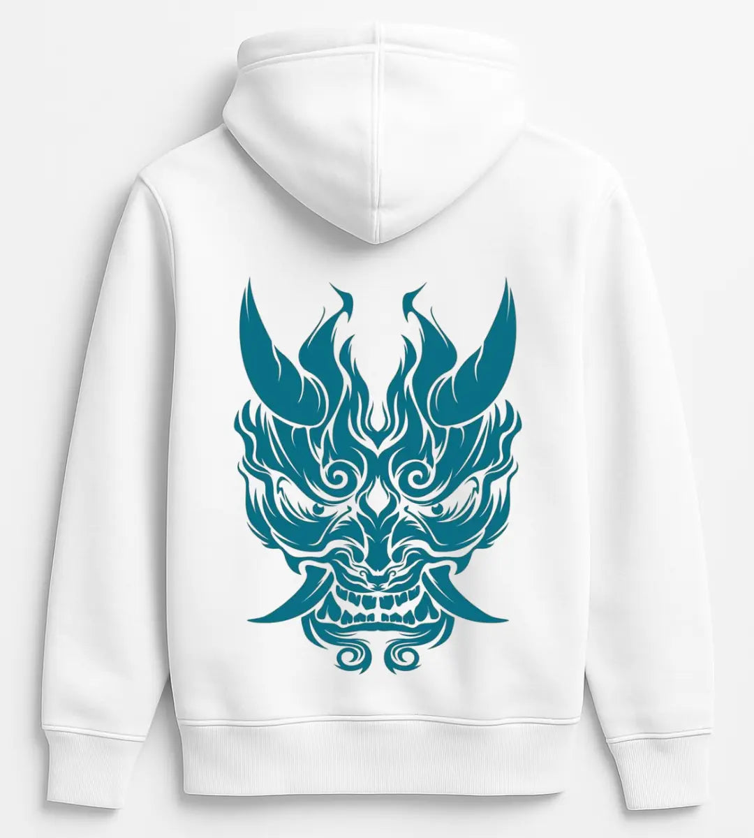 Azure Oni Flame Hoodie Lorinfo