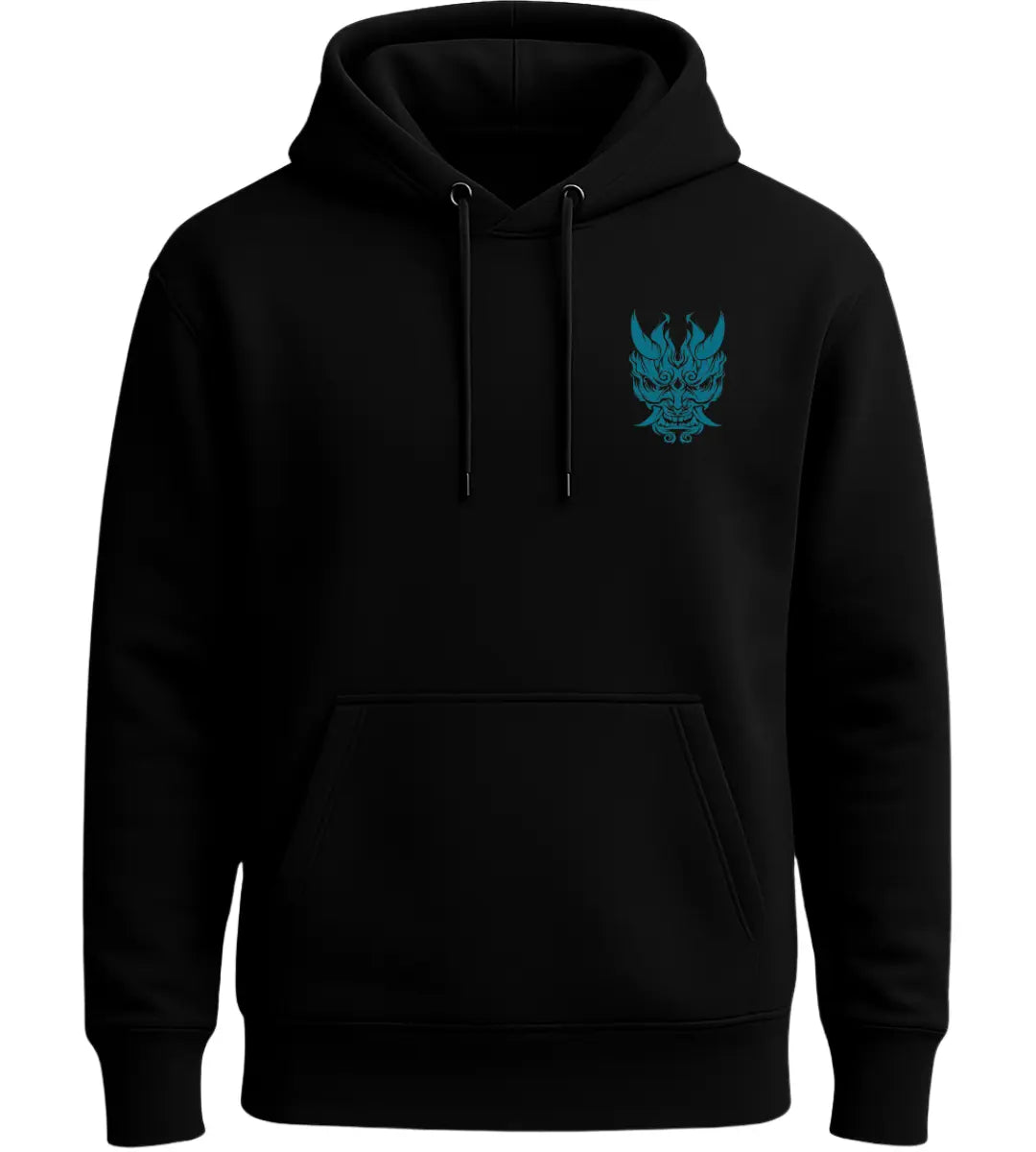 Azure Oni Flame Hoodie Lorinfo