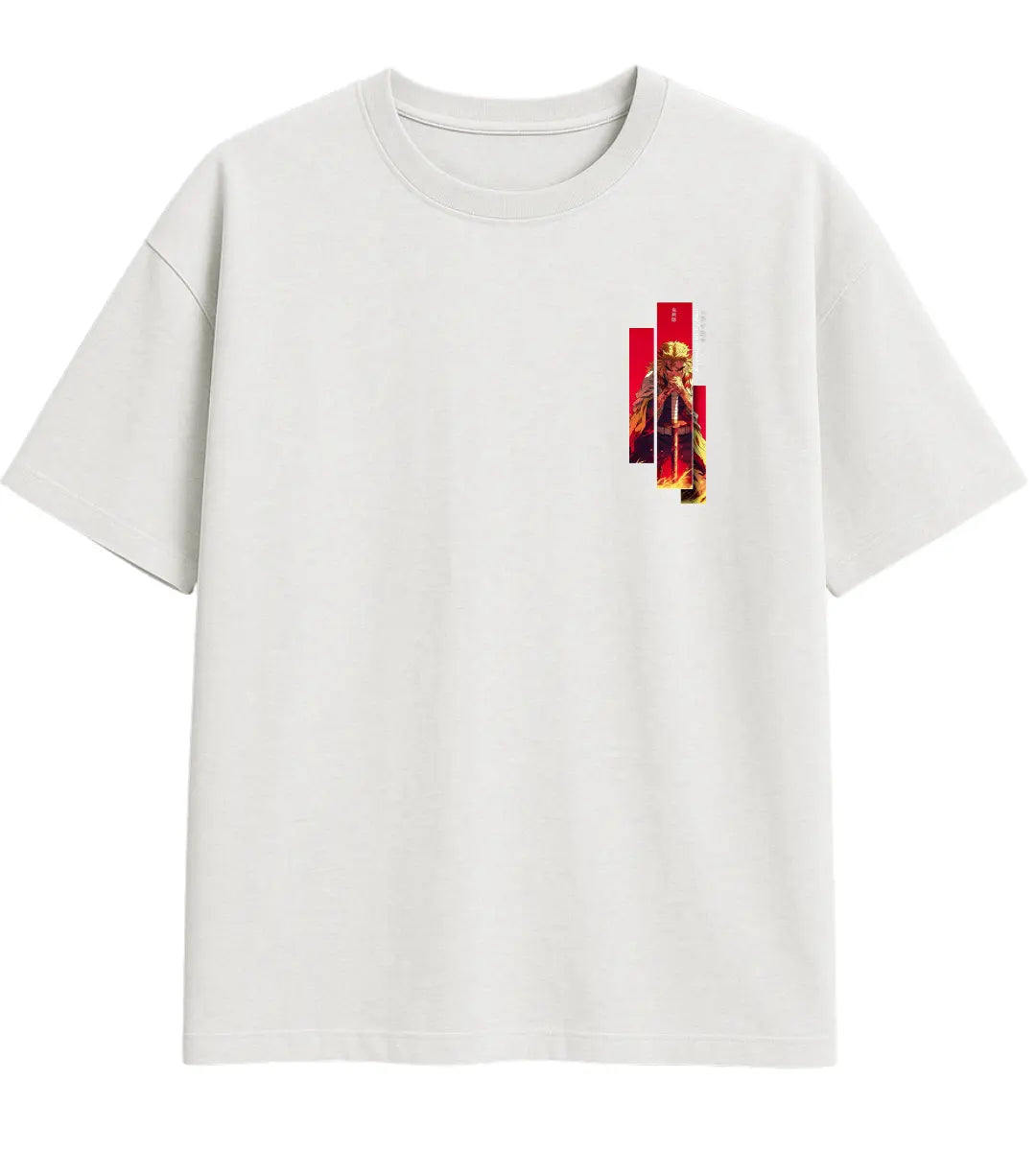 Rengoku Inferno Blade Oversize T-Shirt Lorinfo
