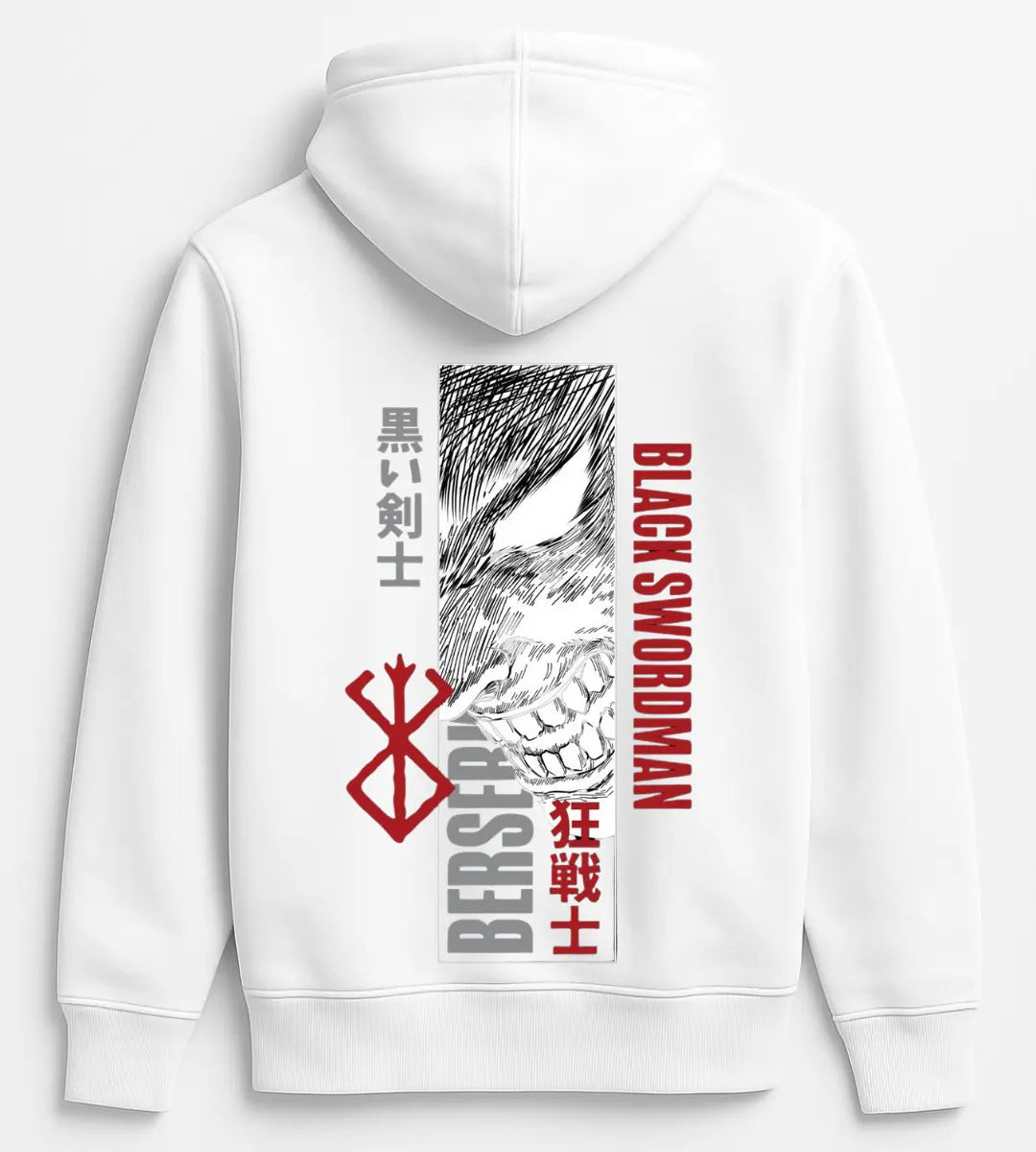 Berserk Black Swordsman Hoodie Lorinfo