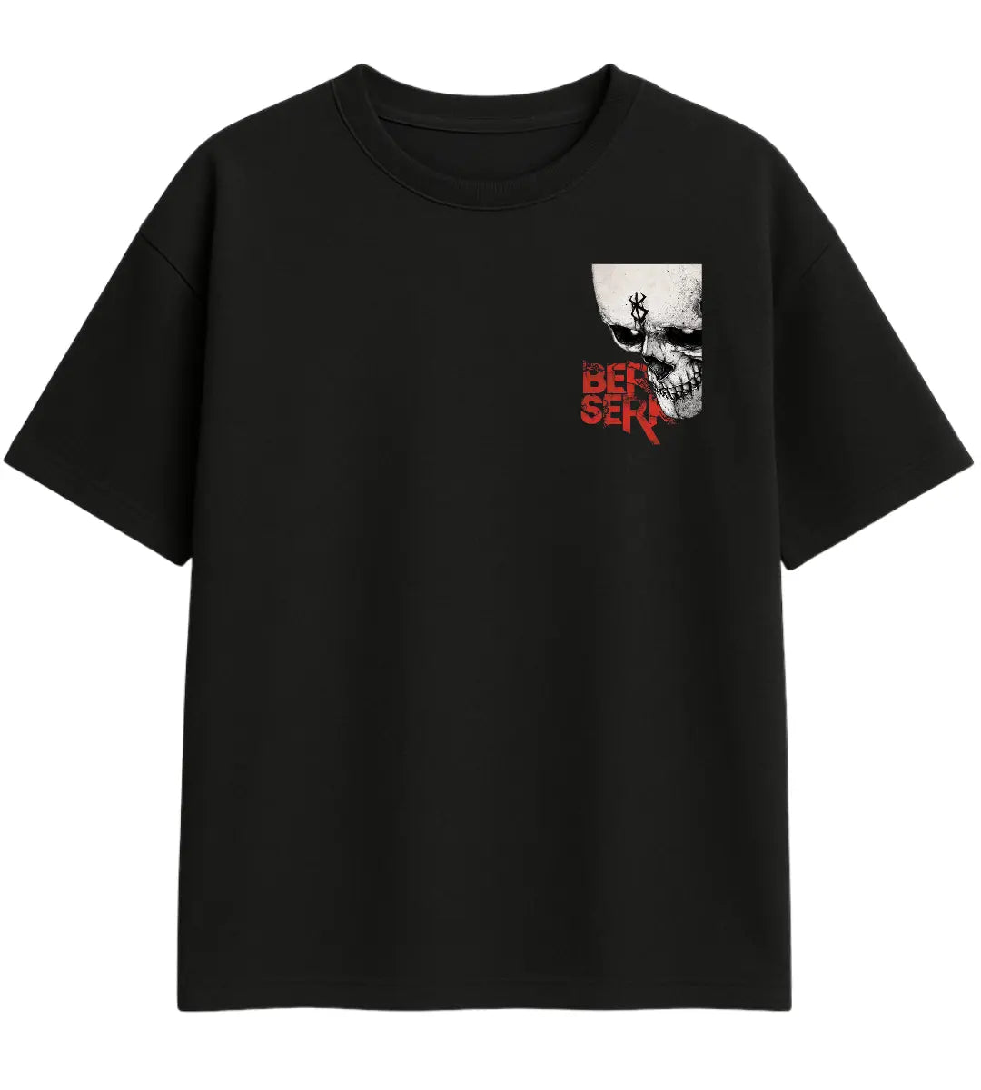 Skull Of Berserk Oversize T-Shirt Lorinfo