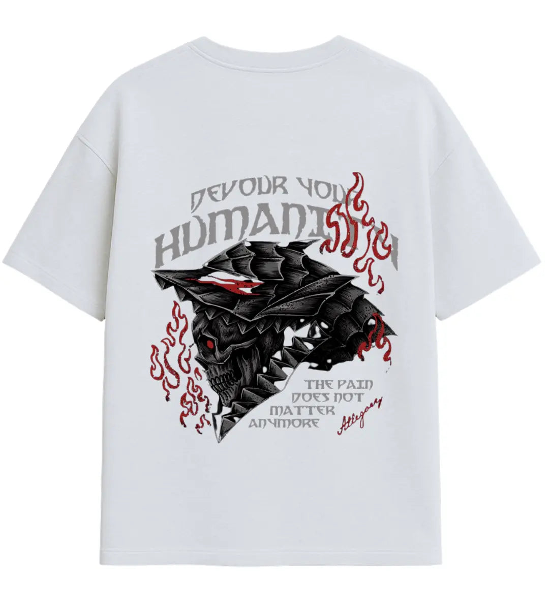 Dragon of Despair Oversize T-Shirt Lorinfo