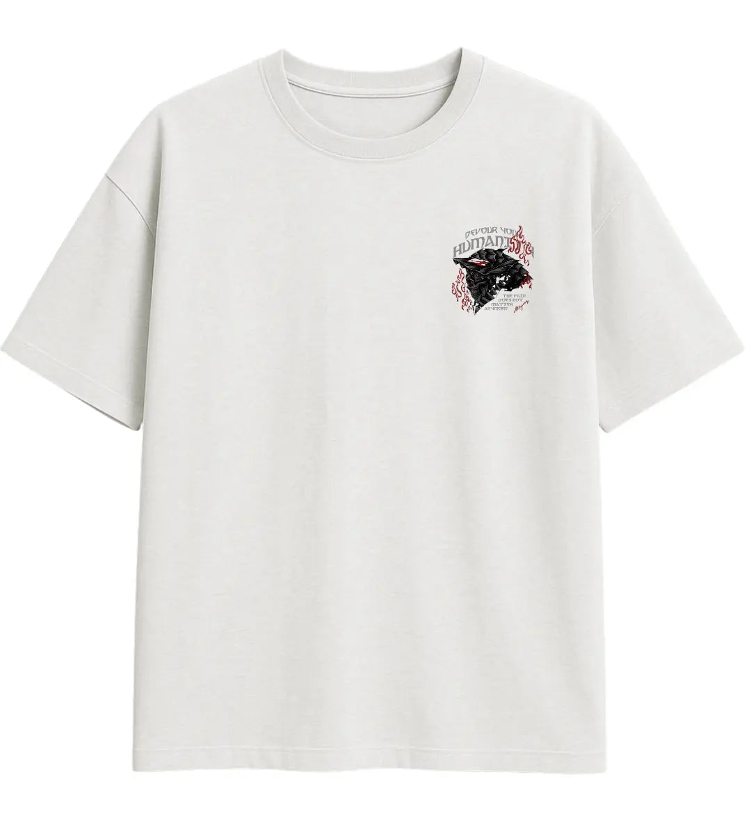 Dragon of Despair Oversize T-Shirt Lorinfo