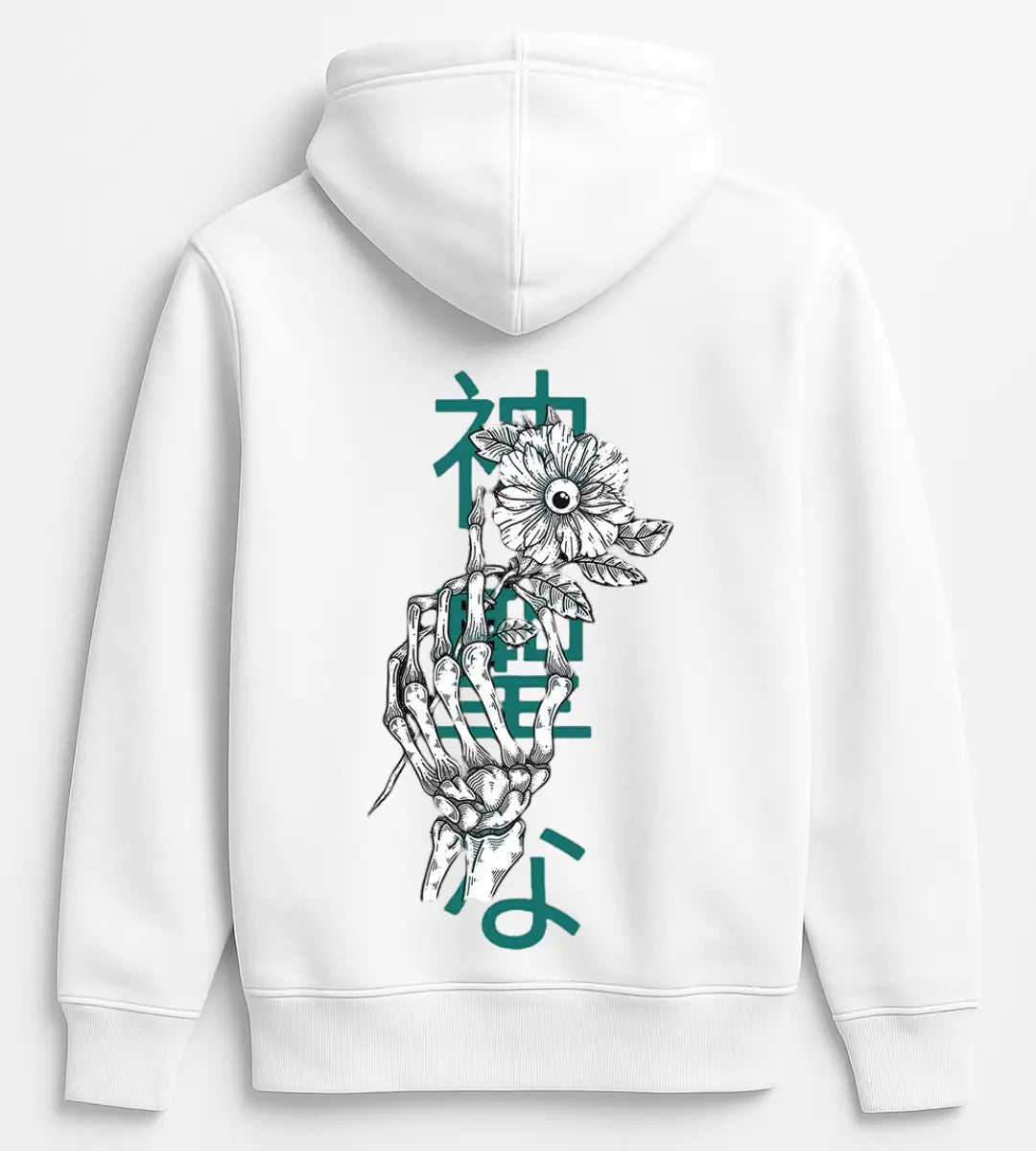 Skeleton Bloom Hoodie Lorinfo