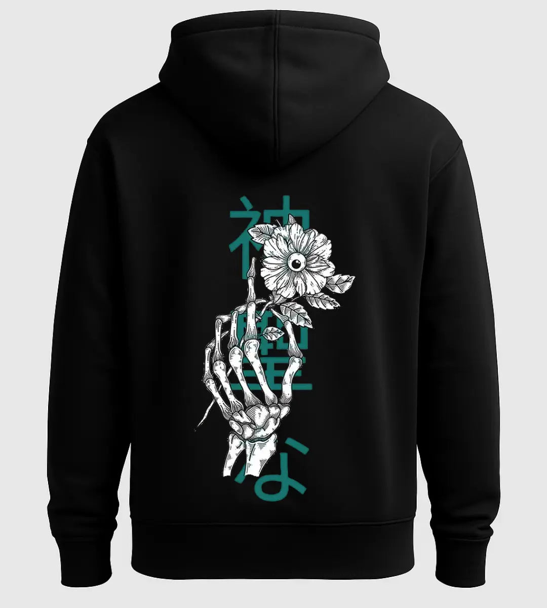 Skeleton Bloom Hoodie Lorinfo