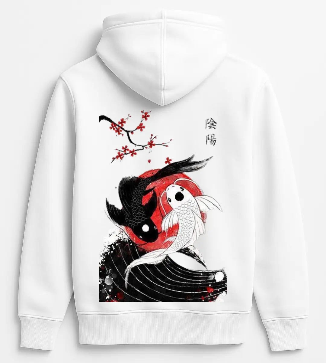 Blossom Yin Yang  Hoodie Lorinfo