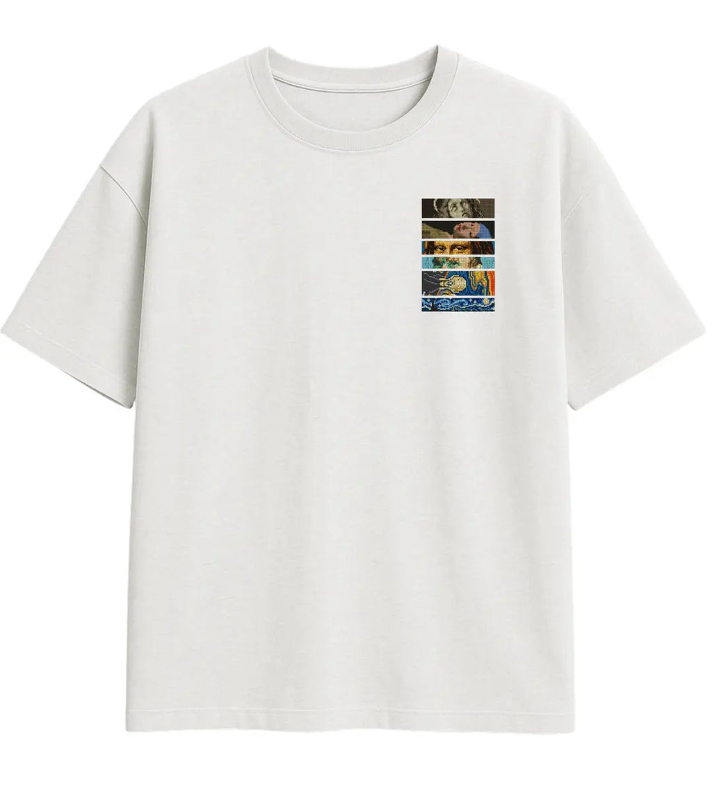 Classic Pixels Oversize T-Shirt Lorinfo