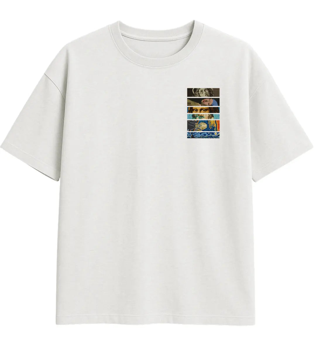 Classic Pixels Oversize T-Shirt Lorinfo