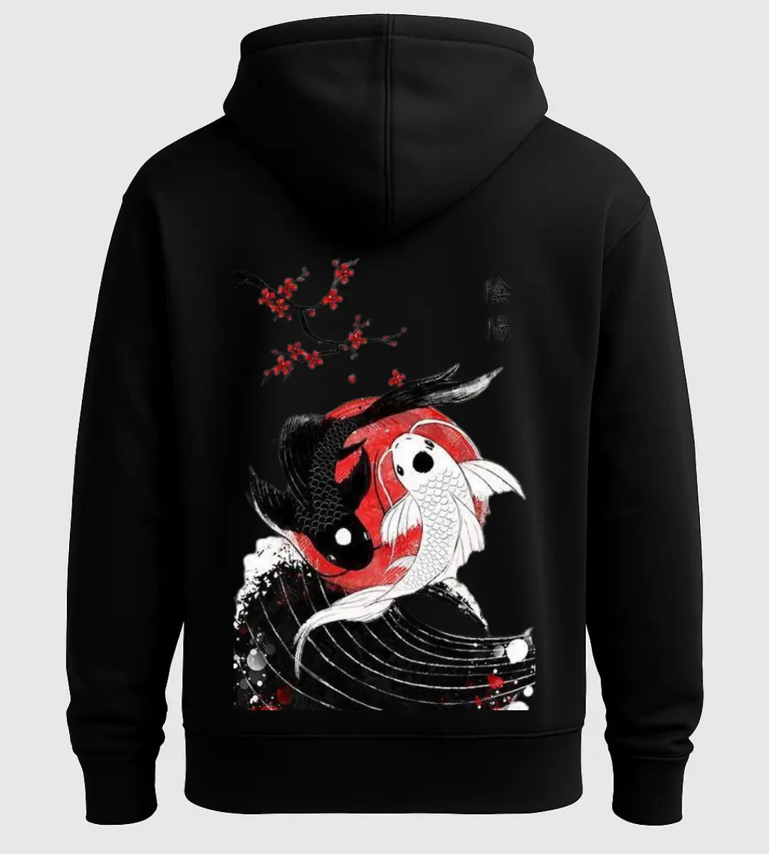 Blossom Yin Yang  Hoodie Lorinfo