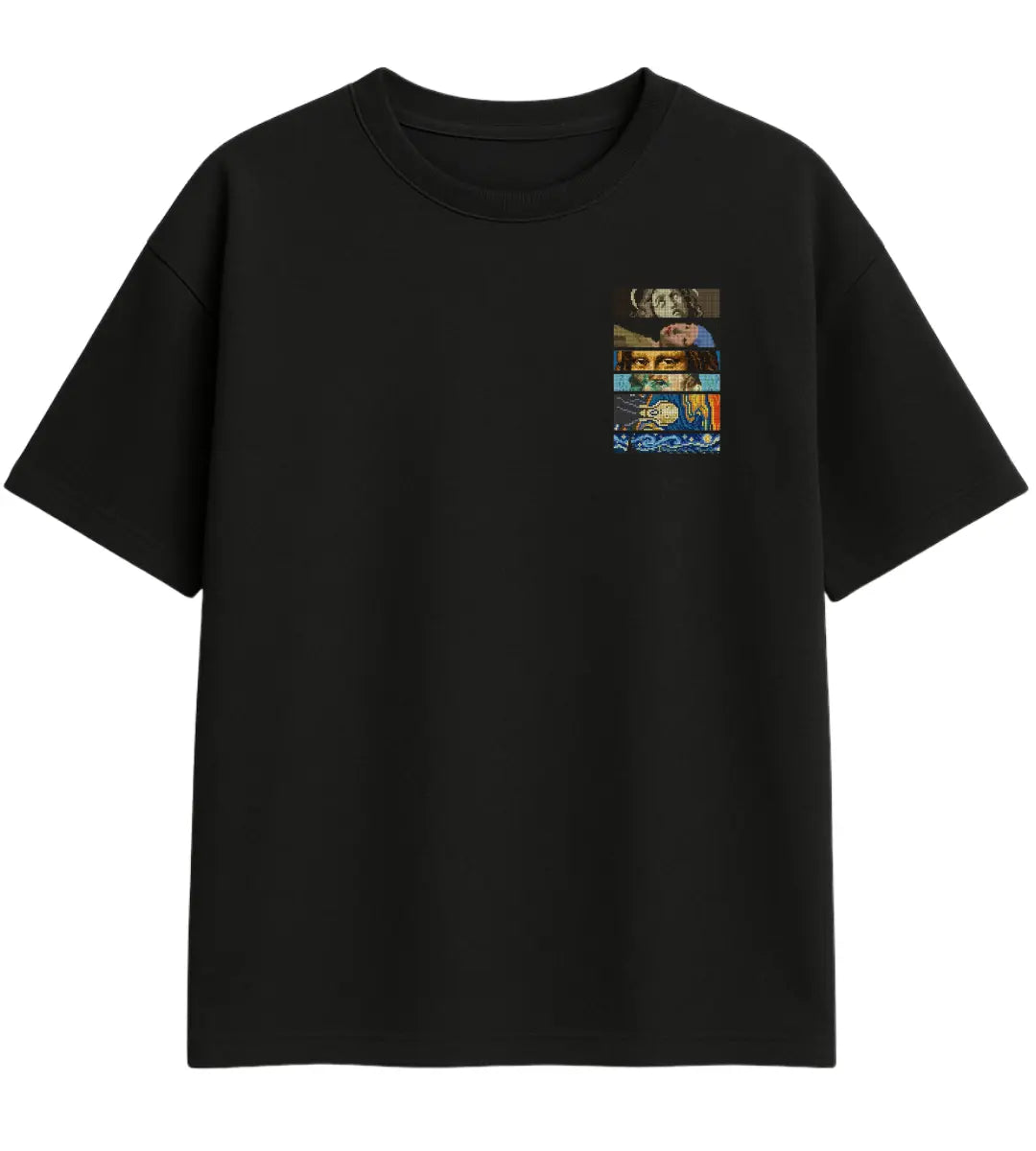 Classic Pixels Oversize T-Shirt Lorinfo