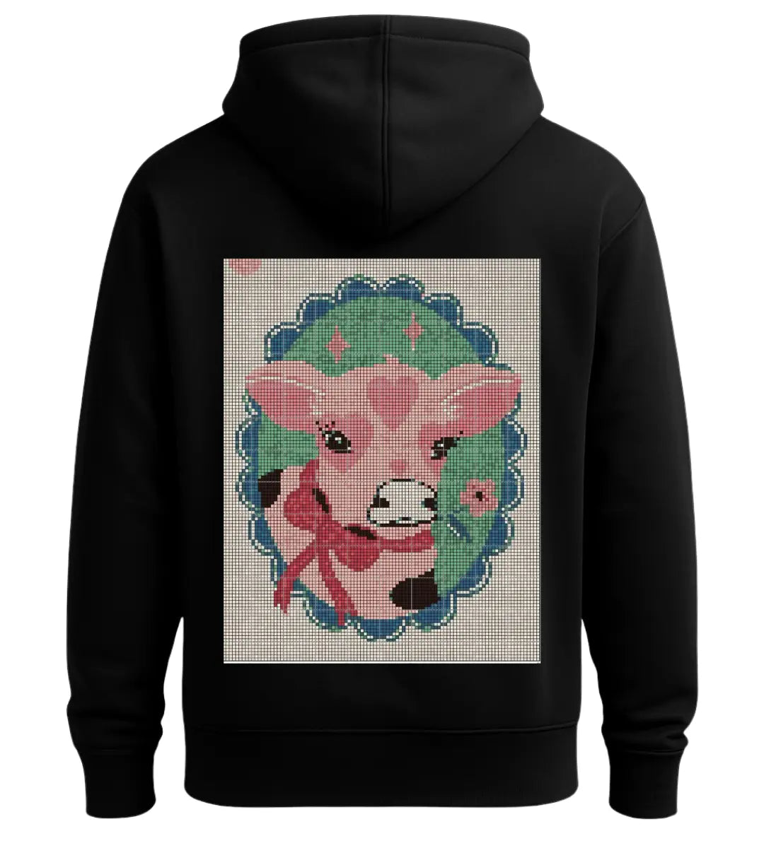 Sweet Pixel Cow Hoodie Lorinfo