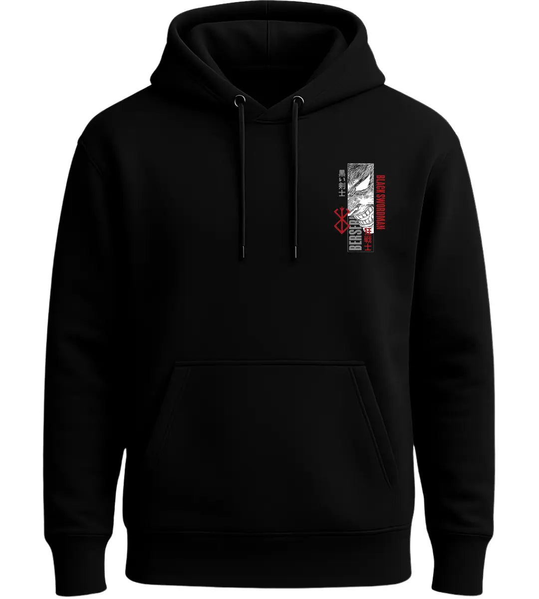 Berserk Black Swordsman Hoodie Lorinfo