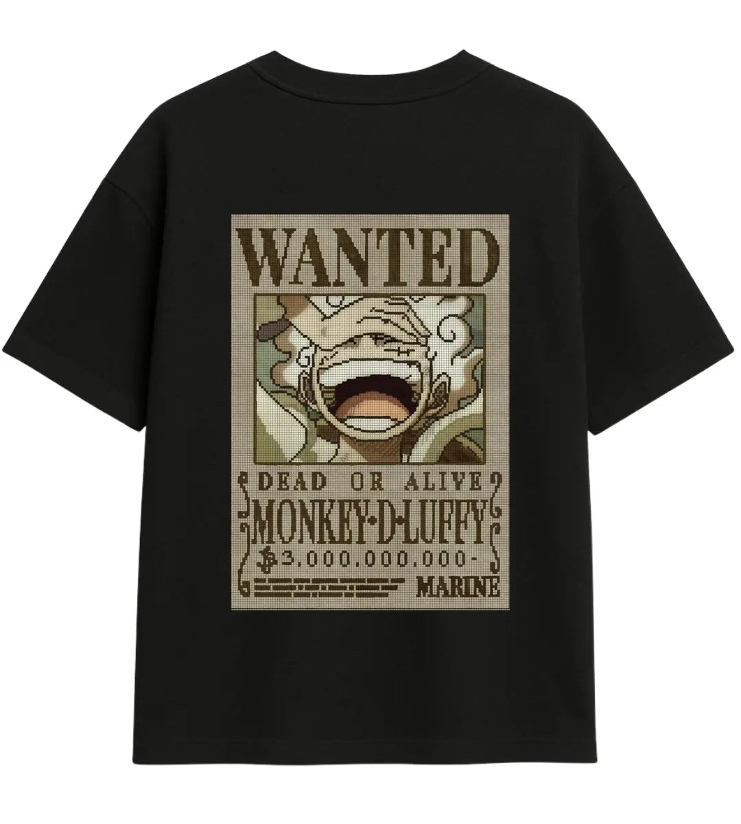 Wanted Luffy Oversize T-Shirt Lorinfo