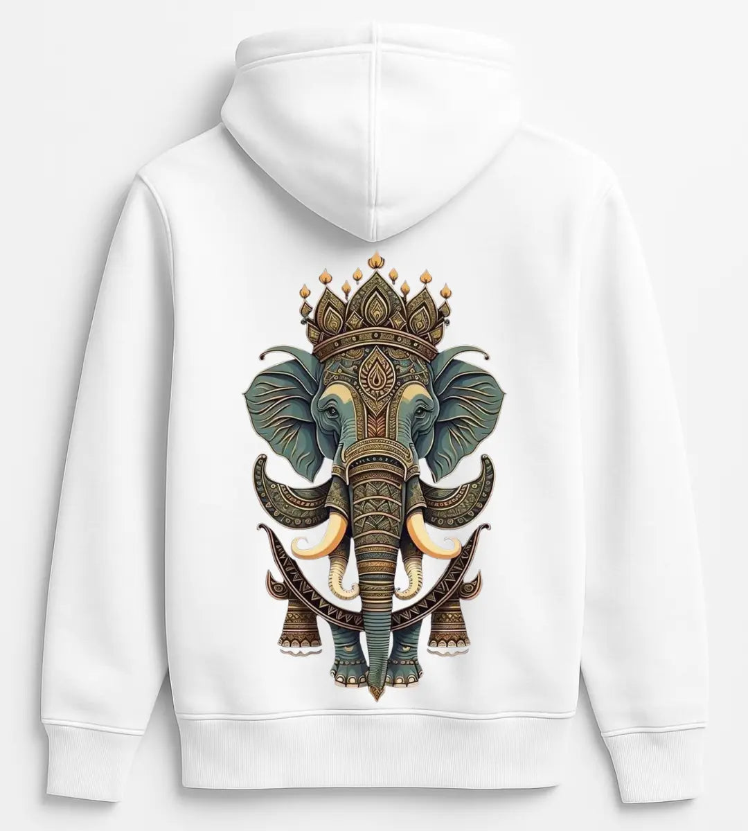 Royal Elephant Hoodie Lorinfo