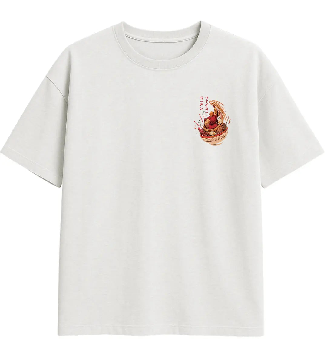 Fighter Ramen Oversize T-Shirt Lorinfo