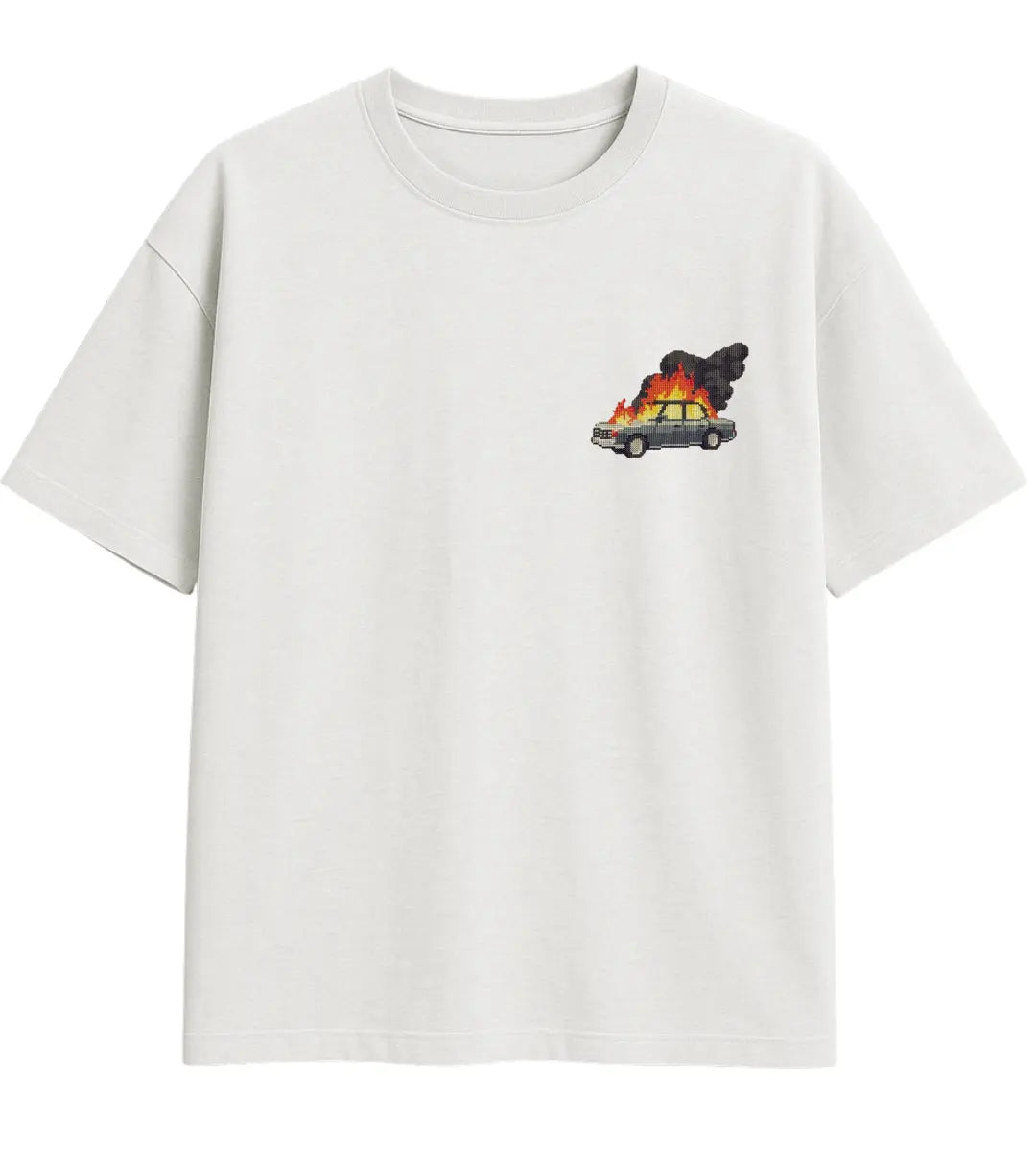 Burning Ride Oversize T-Shirt Lorinfo