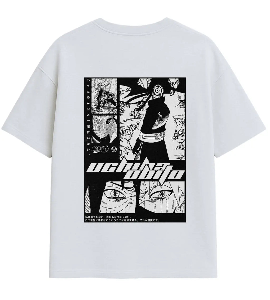 Uchiha Obito Manga Oversize T-Shirt Lorinfo