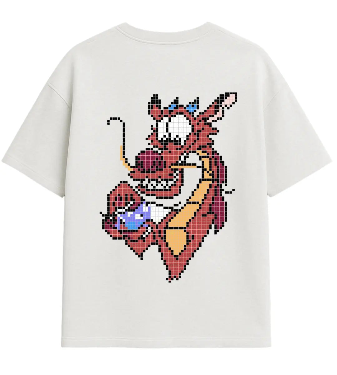 Pixel Dragon Oversize T-Shirt Lorinfo