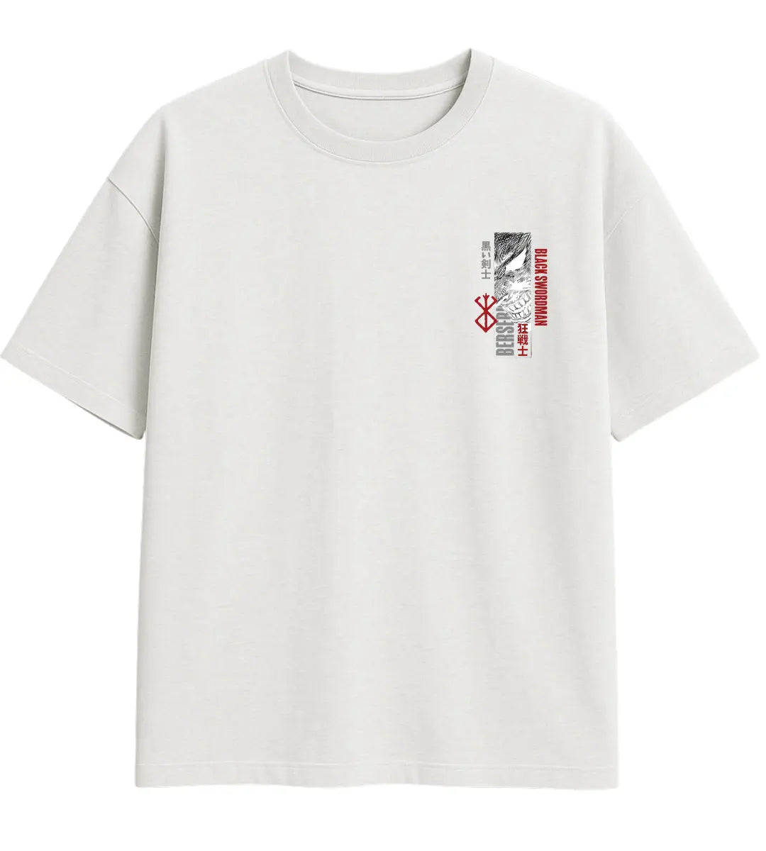 Berserk Black Swordsman Oversize T-Shirt Lorinfo