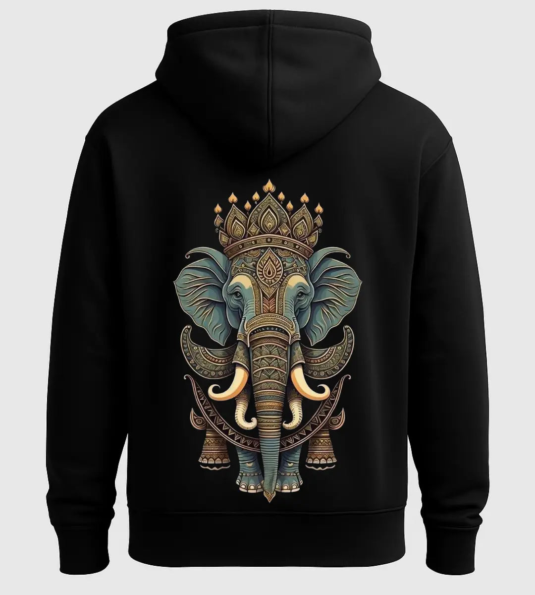 Royal Elephant Hoodie Lorinfo