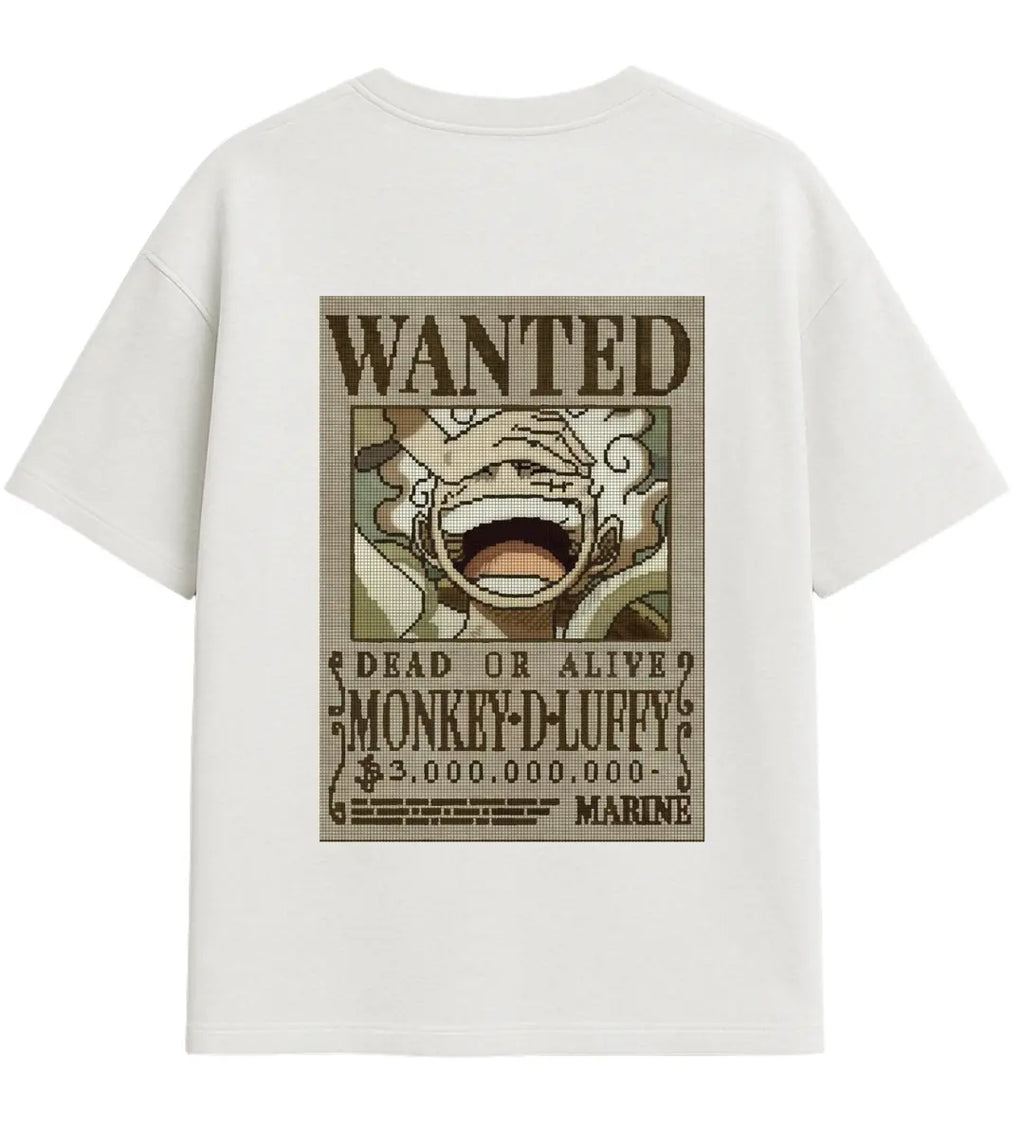 Wanted Luffy Oversize T-Shirt Lorinfo