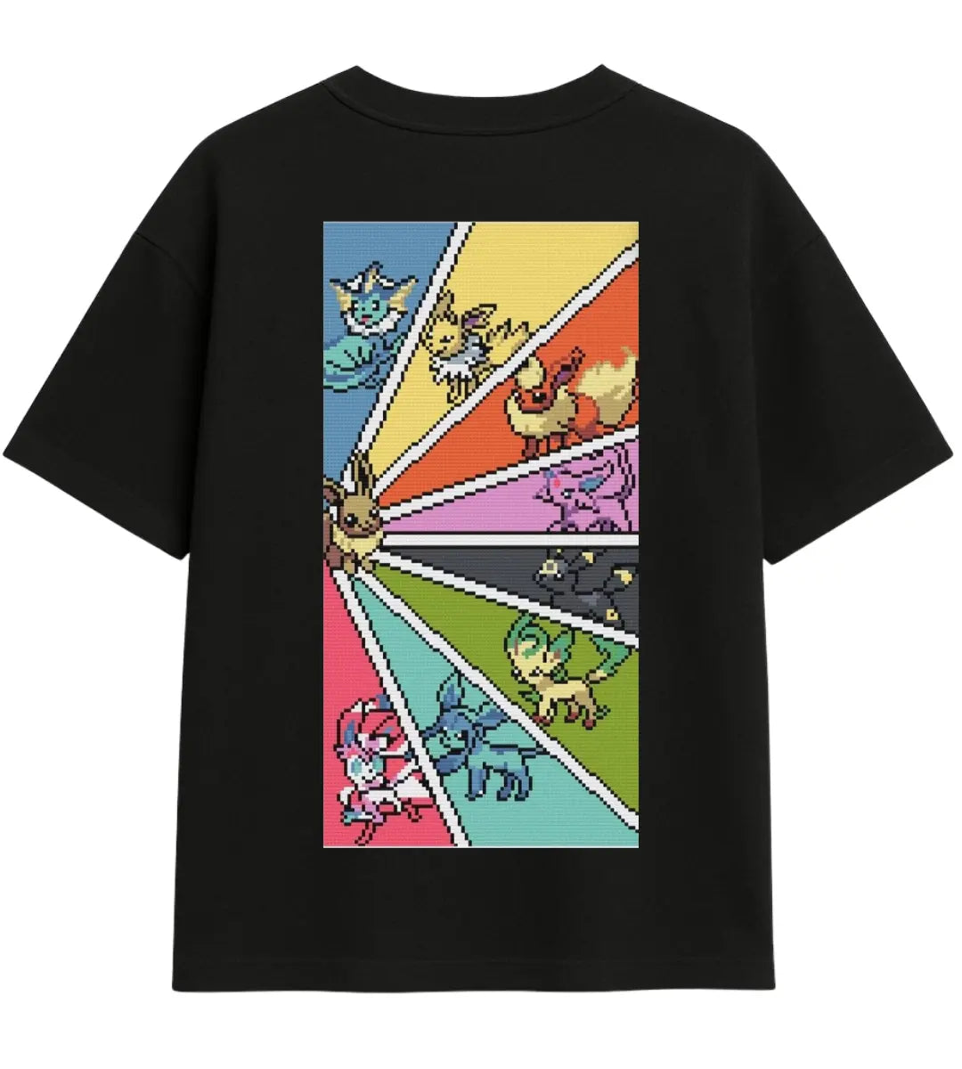Pixel Evolution Oversize T-Shirt Lorinfo