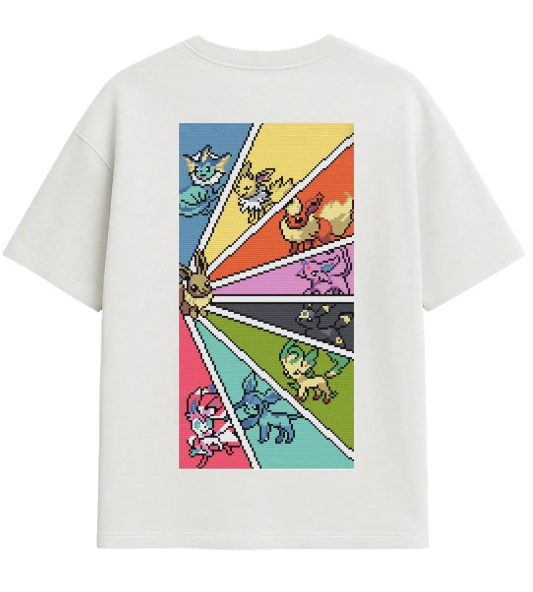 Pixel Evolution Oversize T-Shirt Lorinfo