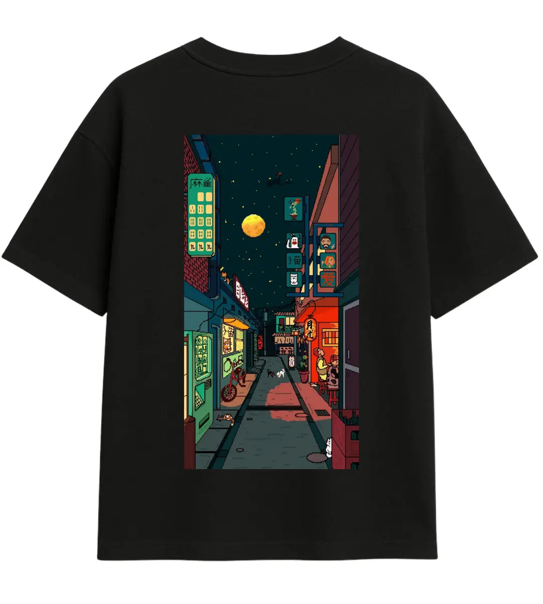 Neon Alley Oversize T-Shirt Lorinfo