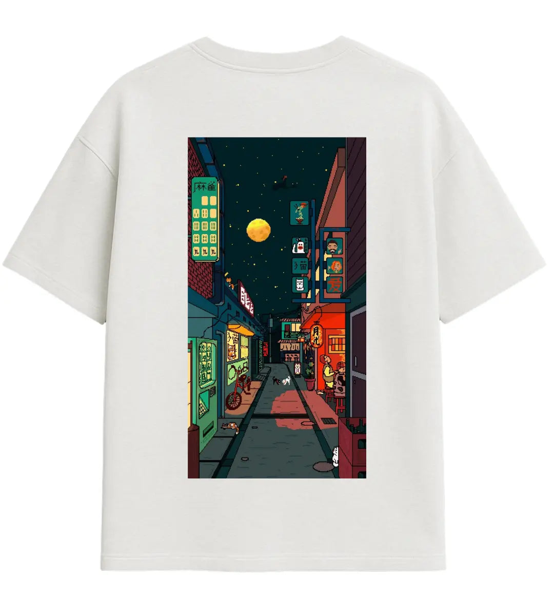 Neon Alley Oversize T-Shirt Lorinfo