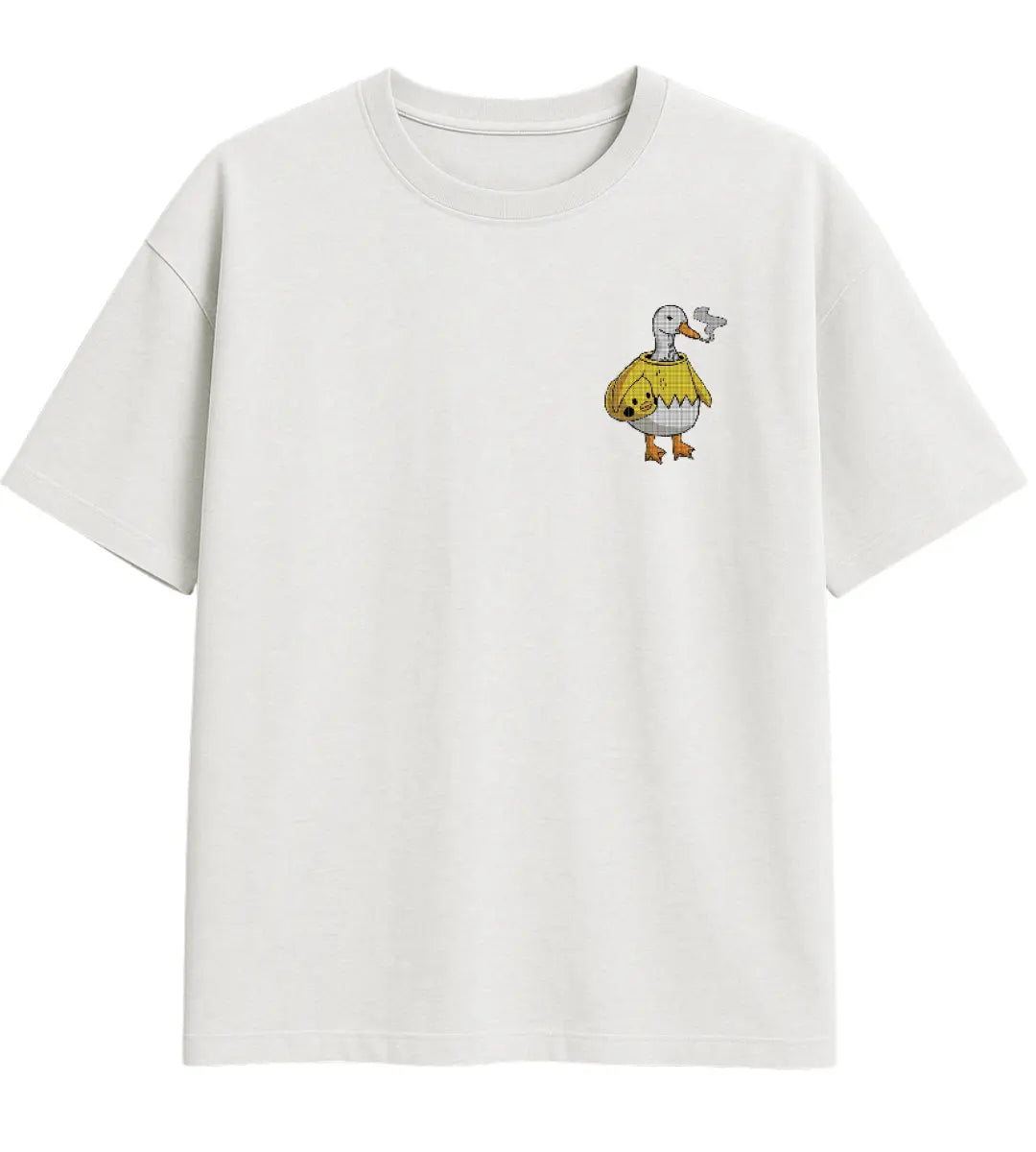 Smoking Duck Oversize T-Shirt Lorinfo