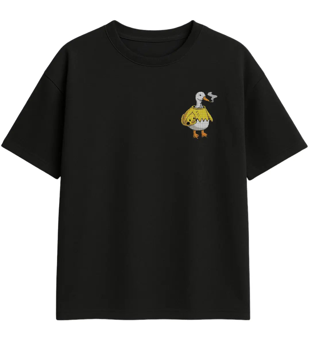 Smoking Duck Oversize T-Shirt Lorinfo