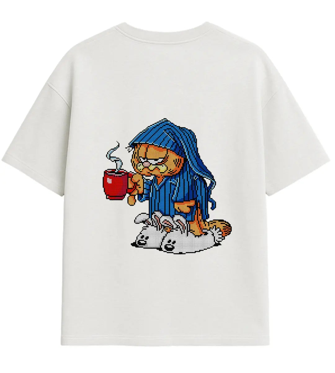 Lazy Garfield Oversize T-Shirt Lorinfo