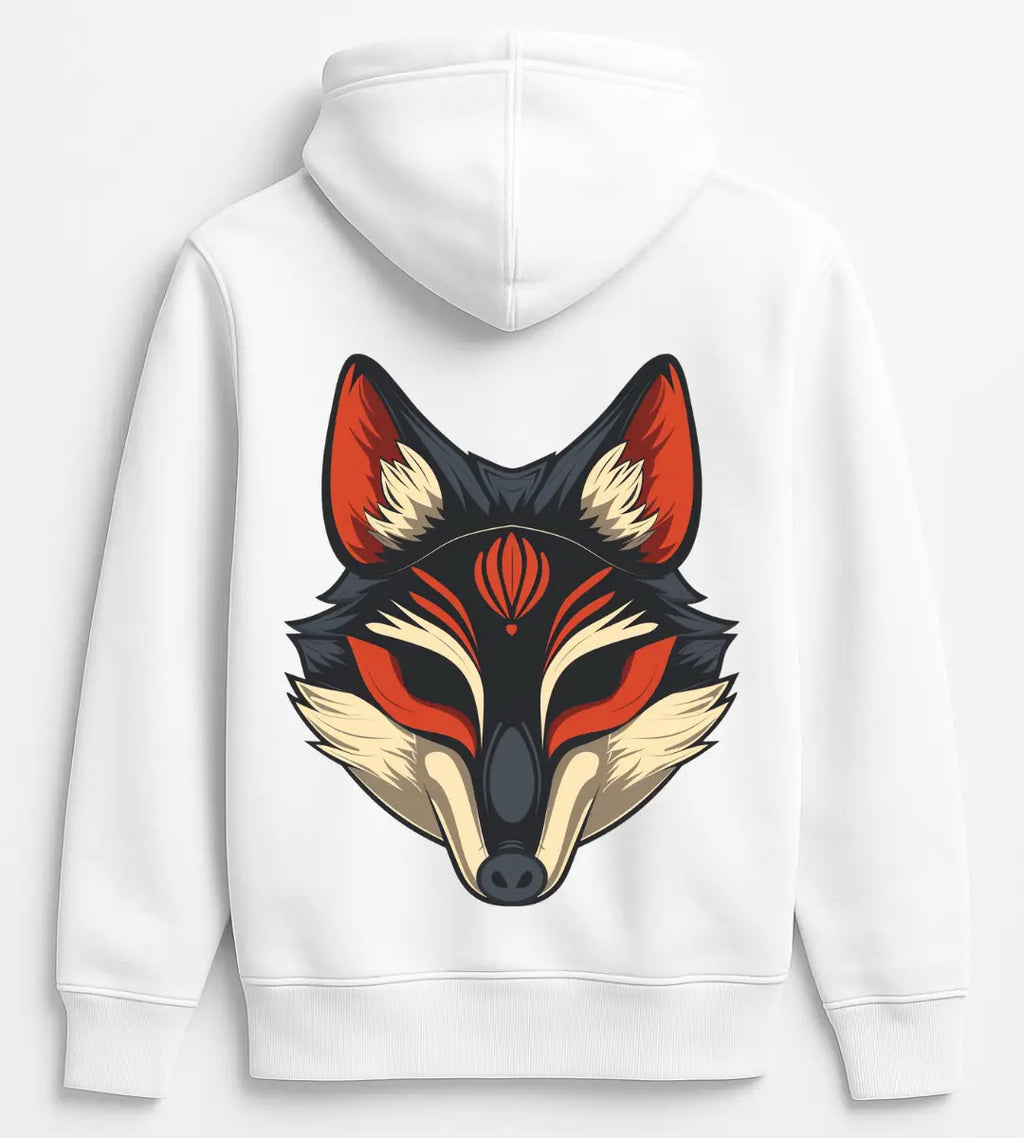 Red Spirit Big Fox Hoodie Lorinfo