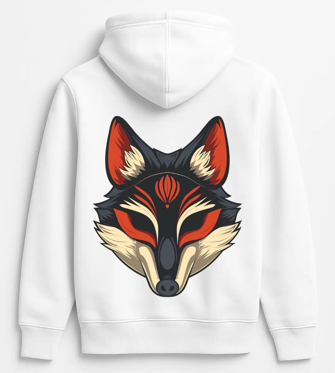 Red Spirit Big Fox Hoodie Lorinfo