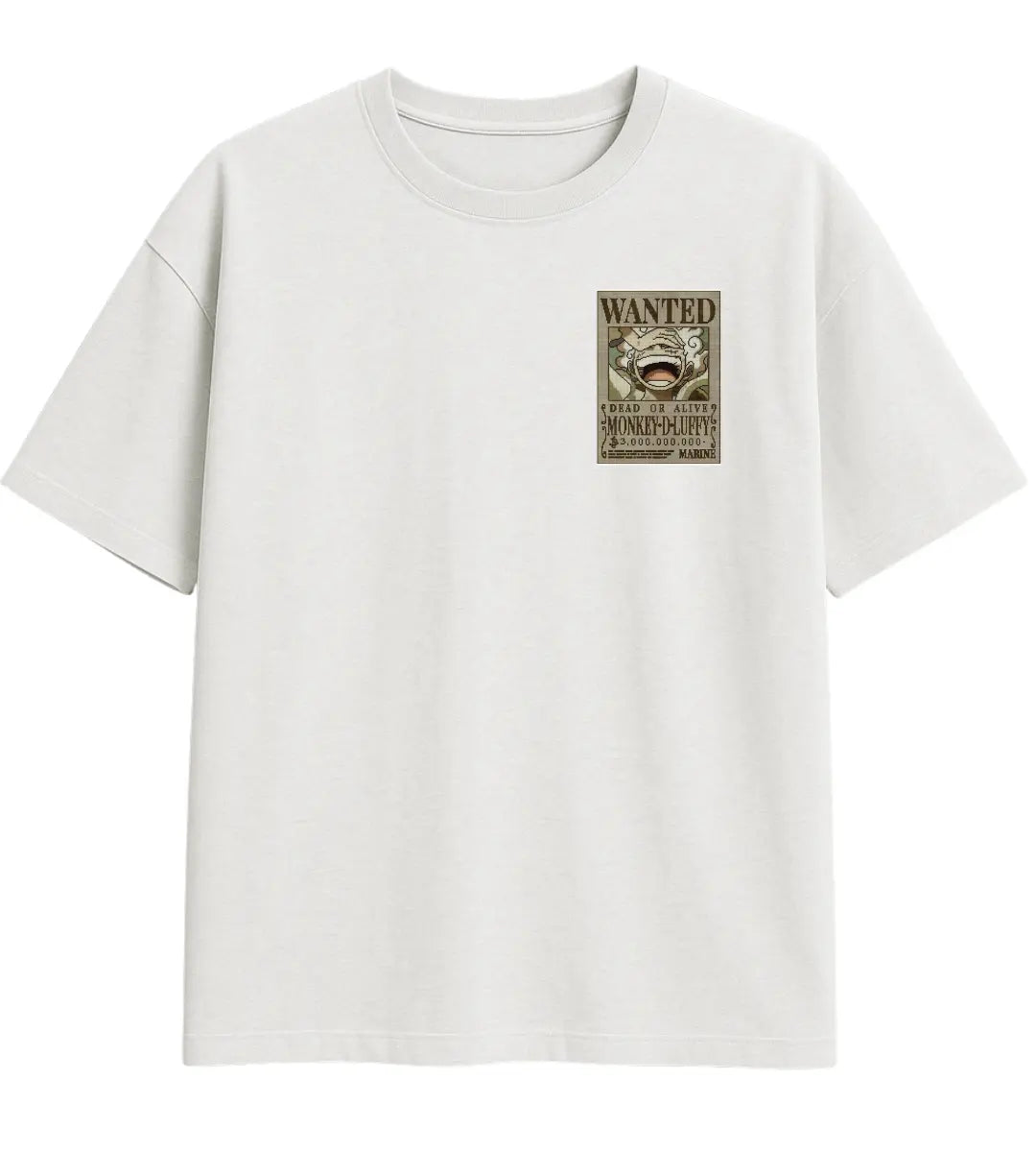 Wanted Luffy Oversize T-Shirt Lorinfo