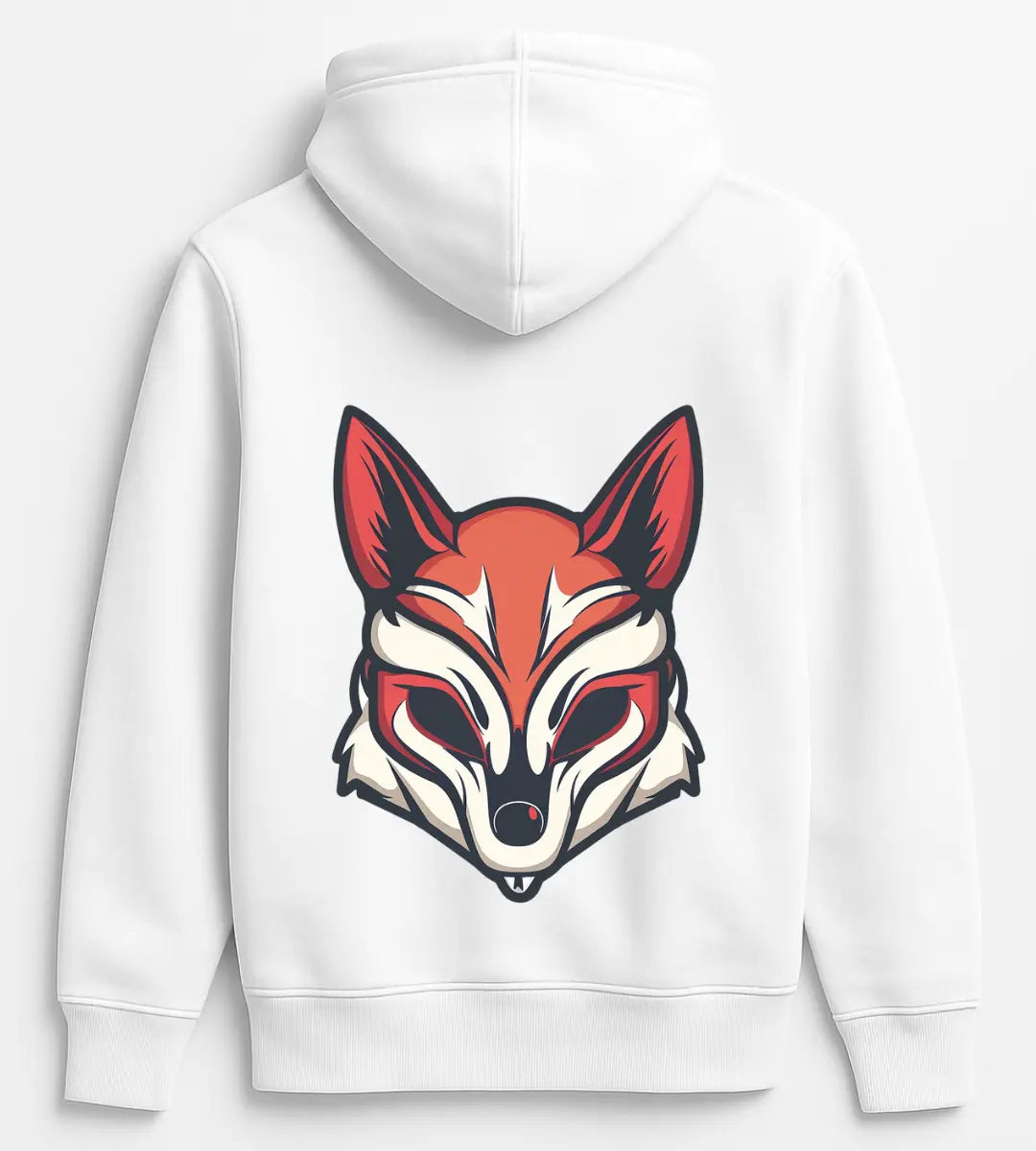 Gizemli Tilki Maskesi Hoodie Lorinfo
